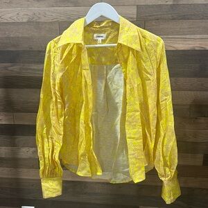 Jayleen Blouse in Lemon Tonic Python Snake